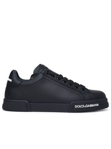 Portofino Calf Leather Sneakers - Dolce & Gabbana - Modalova
