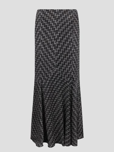 Zigzag Lamé Flared Maxi Skirt - Missoni - Modalova