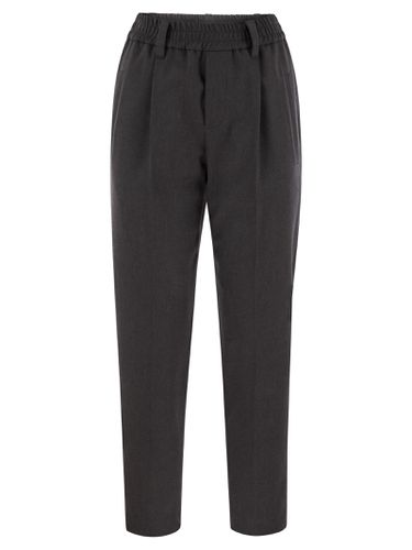 Stretch Cotton Cover-up Trousers With Jewellery - Brunello Cucinelli - Modalova