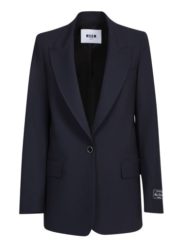 MSGM Single-breasted Blazer - MSGM - Modalova