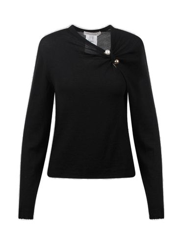 Pin-detailed High-neck Jumper - Philosophy di Lorenzo Serafini - Modalova