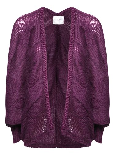 Forte_Forte Purple Mohair Kimono Cardigan - Forte Forte - Modalova