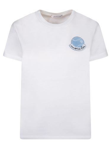 Regular T-shirt W/printed Detail - Moncler - Modalova