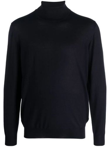 Fedeli Blue Virgin Wool Jumper - Fedeli - Modalova