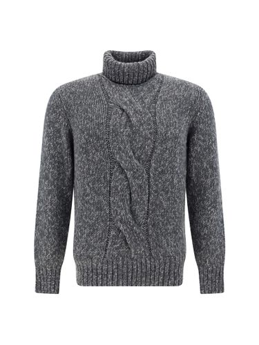Knit Turtleneck Sweater - Brunello Cucinelli - Modalova