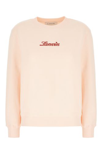 Lanvin Salmon Cotton Sweatshirt - Lanvin - Modalova