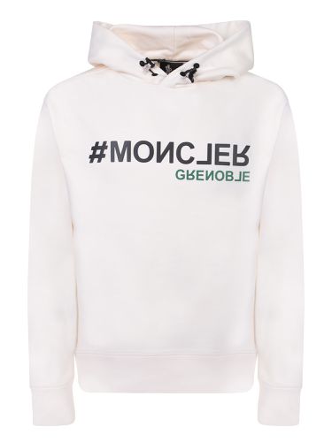 Logoed Hoodie In - Moncler Grenoble - Modalova