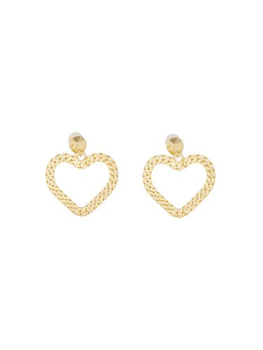 Moschino chain Heart Earrings - Moschino - Modalova