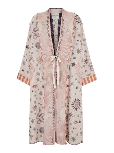Forte_Forte Robe Coat With Love Alchemy Embroideries And Print In Cotton Blend Woman - Forte Forte - Modalova