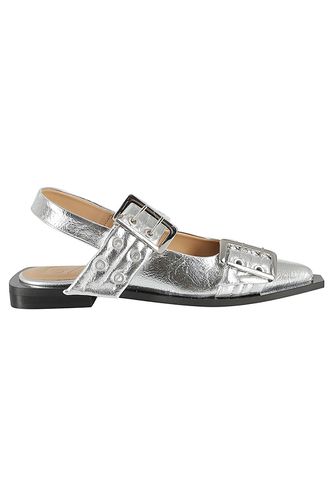 Ganni wide Belt Buckle Ballet Flats - Ganni - Modalova