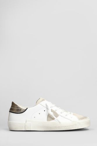 Prsx Low Sneakers In Leather - Philippe Model - Modalova