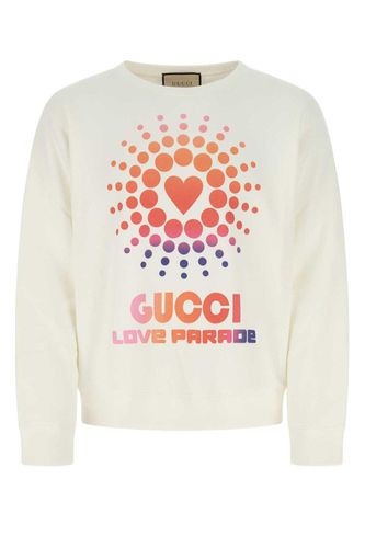 Logo Printed Long-sleeved Sweatshirt - Gucci - Modalova