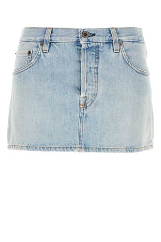 Miu Miu Denim Mini Skirt - Miu Miu - Modalova