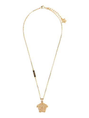 Versace Metal Logo Necklace - Versace - Modalova