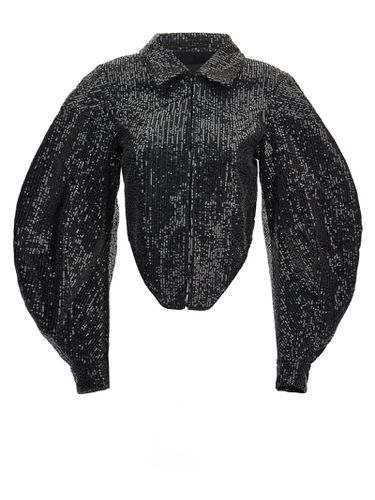 Sequin Cropped Jacket - Rotate by Birger Christensen - Modalova