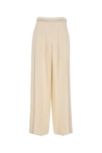 Fendi Ivory Wool Blend Pant - Fendi - Modalova