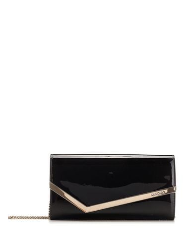 Clutch Bag Emmie In Patent Leather - Jimmy Choo - Modalova