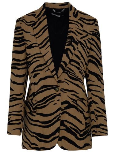 Tiger Wool Blend Blazer Jacket - Stella McCartney - Modalova