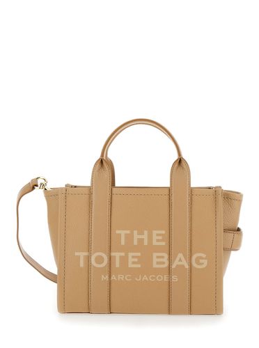 The Mini Tote Bag Shoulder Bag With Logo In Grained Leather Woman - Marc Jacobs - Modalova