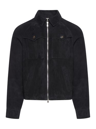 Brunello Cucinelli Leather Jacket - Brunello Cucinelli - Modalova