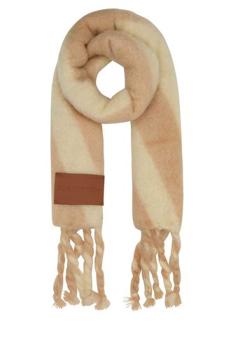 Embroidered Mohair Blend Scarf - Jil Sander - Modalova