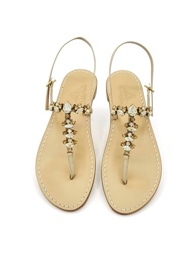 Villa Lysis Jewel Sandals Gold - Dea Sandals - Modalova