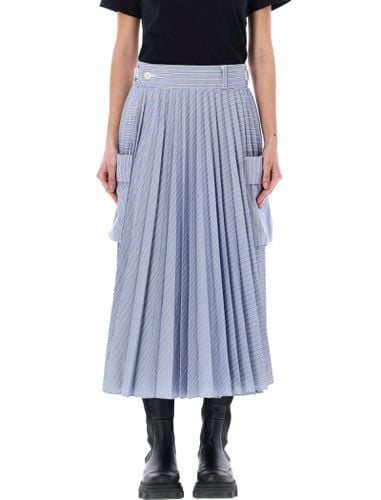 Thomas Mason Cotton Poplin Skirt - Sacai - Modalova
