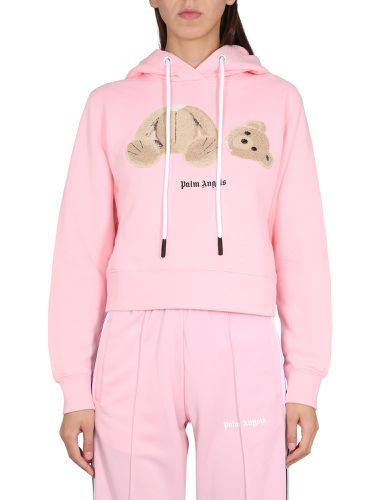 Palm Angels Broken Bear Hoodie - Palm Angels - Modalova