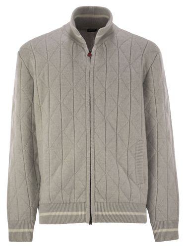 Kiton Cashmere Light Grey Jacket - Kiton - Modalova