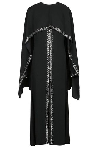 Embellished Satin Crepe Long Dress - Paco Rabanne - Modalova