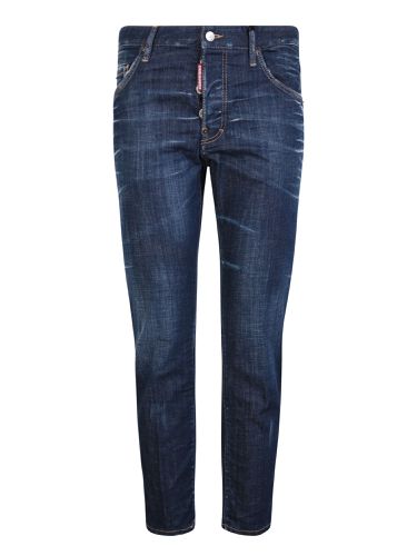 Dsquared2 Bleach-effect Blue Jeans - Dsquared2 - Modalova