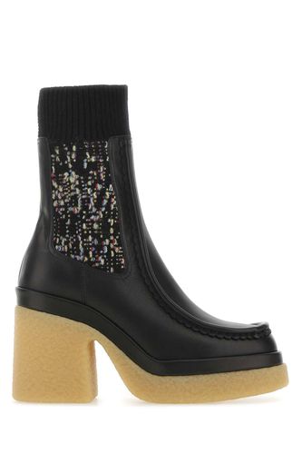 Black Leather Jamie Ankle Boots - Chloé - Modalova