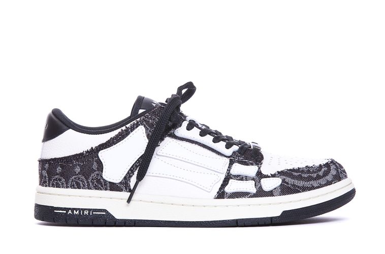 AMIRI Bandana Denim Skel Sneakers - AMIRI - Modalova