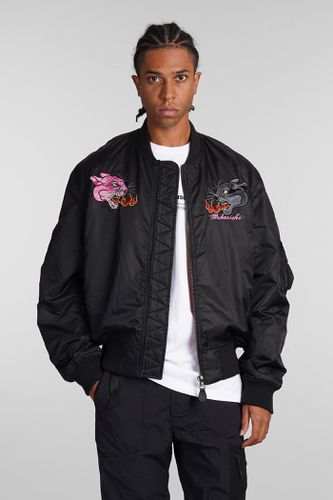 Maharishi Ma1 Bomber In Black Nylon - Maharishi - Modalova