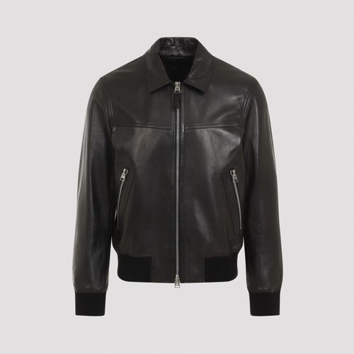 Tom Ford Leather Bomber Jacket - Tom Ford - Modalova