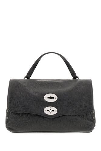 Black Leather Small Postina Handbag - Zanellato - Modalova