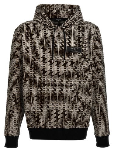 Balmain Monogram Hoodie - Balmain - Modalova