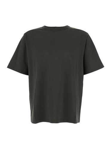 Brad Crewneck T-shirt With Rear Stitching In Cotton Man - Rick Owens - Modalova