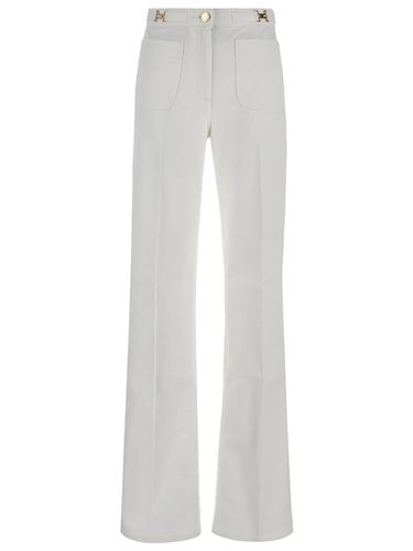 Elisabetta Franchi White Jeans - Elisabetta Franchi - Modalova