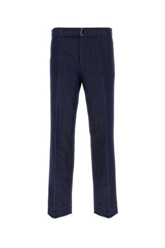 Lanvin Dark Blue Denim Pant - Lanvin - Modalova