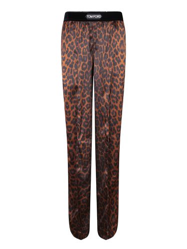 Tom Ford Leopard Pajama Trousers - Tom Ford - Modalova