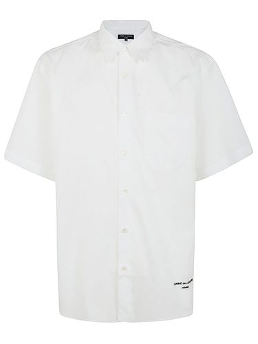 Iconic Cotton Shirt With Logo - Comme des Garçons Homme - Modalova