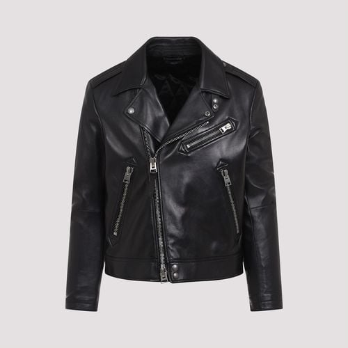 Tom Ford Lamb Leather Biker Jacket - Tom Ford - Modalova