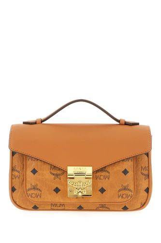 Printed Synthetic Leather Crossbody Bag - MCM - Modalova