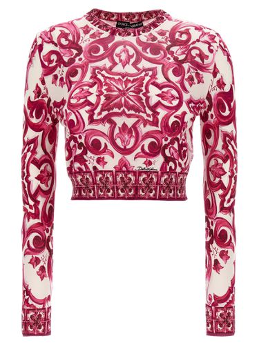 Dolce & Gabbana Maiolica Sweater - Dolce & Gabbana - Modalova