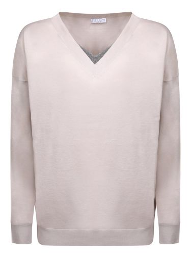 Brunello Cucinelli V-neck Sweater - Brunello Cucinelli - Modalova