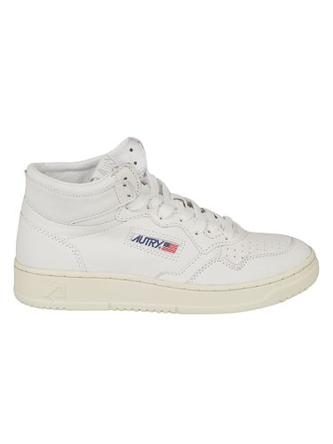 Autry Logo Patched High Sneakers - Autry - Modalova
