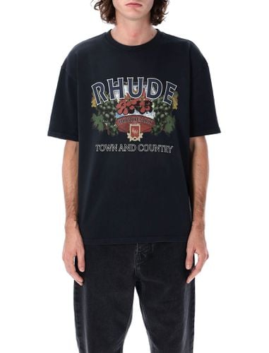 Rhude Town And Country Tee - Rhude - Modalova