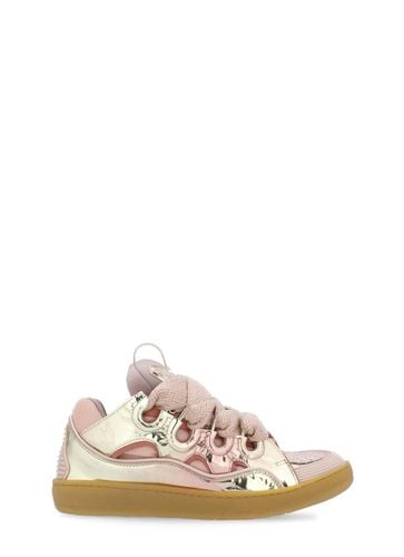 Curb Sneakers In Rose- Leather - Lanvin - Modalova