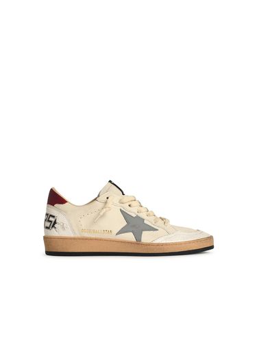 Ball Star White Leather Sneakers - Golden Goose - Modalova